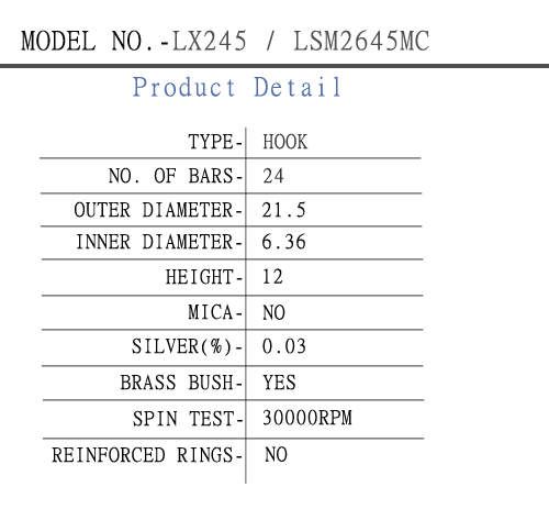 LX-245 Commutators