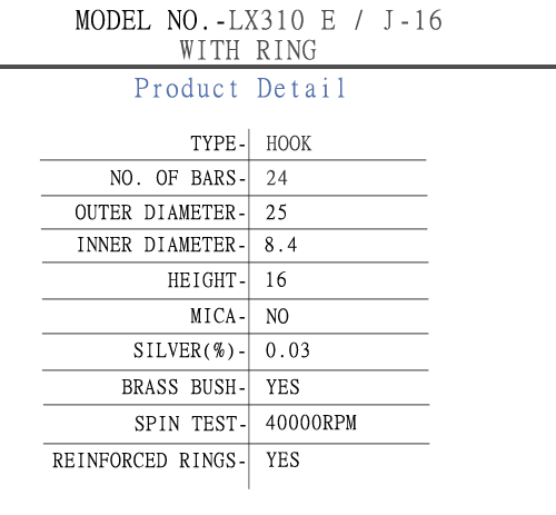 LX-310C Commutators